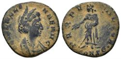 Ancient Coins - Helena, Augusta. 324-328/30 AD. AE4 (1.52g, 15mm). Constantinople mint. Struck 330 AD. RIC 33