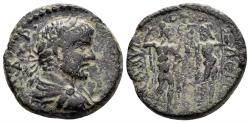 Ancient Coins - Kilikia, Flaviopolis. Caracalla. 198-217 AD. AE 23mm (9.94 gm). Dated CY 139 (211/2 AD). SNG Levante 1546