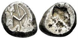Ancient Coins - Achaemenid Kingdom. Circa 420-350 BC. AR Siglos (5.59 gm, 16mm). SNG Kayan 1031