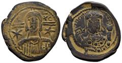 Ancient Coins - Michael VII Ducas. 1071-1078. AE Follis (9.61g, 29mm). Irregular issue. Cf. SB 1878