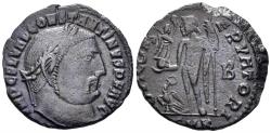 Ancient Coins - Constantine I 'the Great'. 307-337 AD. AE Follis (3.45g, 20.5mm). Cyzicus mint. Struck circa 312-3 AD. RIC 105c