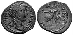 Ancient Coins - Phrygia, Kotiaion. Time of Valerian and Gallienus. 253-268 AD. AE 24mm (6.56 gm). Diogenes Dionysos, magistrate. SNG München 317