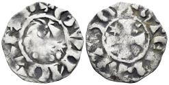 World Coins - France. Bretagne. Comté de Penthièvre. Etienne I. 1093-1138. AR Denier (0.87g, 18mm). Bd. 146