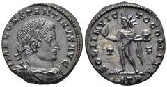 Ancient Coins - Constantine I ‘the Great’. 307-337 AD. AE Follis (2.87g, 19mm). Treveri mint. Struck 317 AD. RIC 134