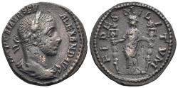 Ancient Coins - Severus Alexander. 222-235 AD. AR Denarius (3.48g, 19mm). Rome mint. Struck 225 AD. RIC 139