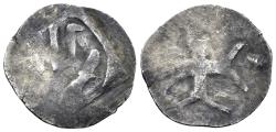 World Coins - Germany. Hall in Schwaben. 14th century. AR Pfennig / Heller (0.69g, 13mm). Saurma 1364