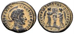 Ancient Coins - Constantine I ‘the Great’, 306-337 AD, AE Follis (2.74g, 18.5mm). Ticinum mint. Struck 318/9 AD. RIC 87