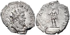 Ancient Coins - Postumus. 260-268 AD. AR Antoninianus (2.81g, 23mm). Treveri mint. Struck 261 AD. RIC 54