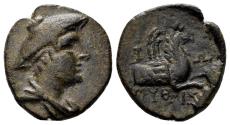 Ancient Coins - Ionia, Phokaia. 2nd century BC. AE 17mm (3.01 gm). Pythis, magistrate. BMC 105