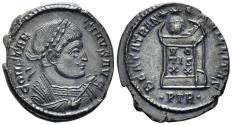 Ancient Coins - Constantine I ‘the Great’. 307-337 AD. AE Follis (3.67g, 20mm). Treveri mint. Struck 323 AD. RIC 369