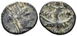 Ancient Coins - Phoenicia, Sidon. Time of Hadrian. 117-138 AD. AE 13mm (1.50g). Dated CY 247 (121/2 AD). RPC III 3901
