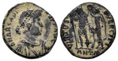 Ancient Coins - Arcadius. 383-408 AD. AE3 (2.74g, 17mm). Antioch mint. Struck 395-401 AD. RIC 70