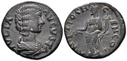 Ancient Coins - Pisidia, Antioch. Julia Domna, Augusta. 193-217 AD. AE 23mm (6.30g). SNG BN 1127 (same obv. die)