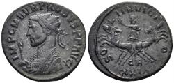 Ancient Coins - Probus. 276-282 AD. AE Antoninianus (3.81g, 22mm). Cyzicus mint. Struck 280 AD. RIC 911