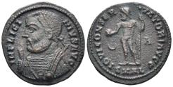 Ancient Coins - Licinius I. 308-324 AD. AE Follis (3.31g, 19mm). Alexandria mint. Struck 317/8 AD. RIC 23