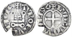 World Coins - France. Royal. Louis IX. 1266-1270. Billon Denier tournois. (1.00g, 19mm). Duplessy 184