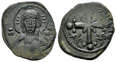 Ancient Coins - Anonymous. Time of Nicephorus III. 1078-1081. AE Follis (3.76 gm, 24mm). Constantinople mint. SB 1889