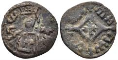 World Coins - Axum. Hethasas. Early 7th Century-620. CU (1.13g, 16mm). Munro-Hay type 141