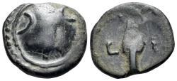 Ancient Coins - Pisidia, Selge. Circa 200-30 BC. AE 14mm (1.83g). SNG BN 1930-4