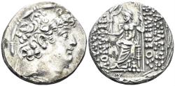 Ancient Coins - Seleukid Kingdom. Philip I Philadelphos. Circa 95-75 BC. AR Tetradrachm (13.58g, 27mm), Antiochia mint. SC 2463.3j