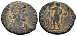 Ancient Coins - Theodosius I the Great. 379-395 AD. AE Maiorina (5.07 gm, 20mm). Antioch mint. Struck 392-395 AD. RIC 68(a)