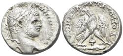 Ancient Coins - Phoenicia, Tyre.  Caracalla. 198-217. AR Tetradrachm (14.89g, 25mm). Struck 208-12 AD. Prieur 1536