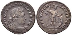Ancient Coins - Constantine I 'the Great'. 307-337 AD. AE Follis (3.47g, 20mm). Treveri mint. Struck 315/6 AD. RIC 862