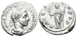 Ancient Coins - Severus Alexander. 222-235 AD. AR Denarius (2.97 gm, 19mm). Rome mint. Struck 223 AD. RIC 27