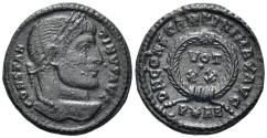 Ancient Coins - Constantine I 'the Great'. 307-337 AD. AE Follis (2.44g, 19mm). Arelate mint. Struck 322/3 AD. RIC 252