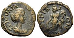 Ancient Coins - Pamphylia, Perge. Julia Domna, Augusta. 193-217 AD. AE 20mm (4.46g). SNG BN 434