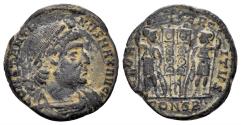 Ancient Coins - Constantine I 'the Great'. 307-337 AD. AE Follis (2.31g, 18mm). Constantinople mint. Struck 330-5 AD. RIC 80