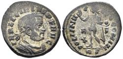 Ancient Coins - Licinius I. 308-324 AD. AE Silvered Follis (3.65g, 20.5mm). Rome mint. Struck 314/5 AD. RIC 30