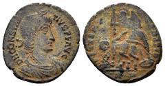Ancient Coins - Constantius II. 337-361 AD. AE Half Centenionalis (2.03g, 18mm). Rome mint. Struck 352-5 AD. RIC 272