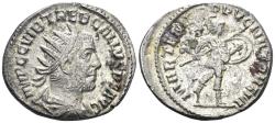 Ancient Coins - Trebonianus Gallus. 251-253 AD. AR Antoninianus (3.66g, 22.5mm). Antioch mint. Struck 251-3 AD. RIC 219