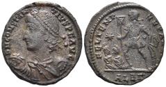 Ancient Coins - Constantius II. 337-361 AD. AE Centenionalis (4.81g, 20.5mm). Alexandria mint. Struck 348-50 AD. RIC 55