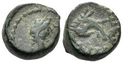 Ancient Coins - Southern Gaul. Massalia. 3rd-1st century BC. AE 11mm (2.62g). De la Tour 2086