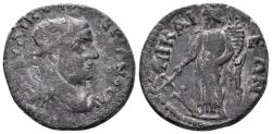 Ancient Coins - Bithynia, Nikaia. Valerian I. 253-260 AD. AE Tetrassarion (7.55 gm, 25mm). Cf. Weiser 174
