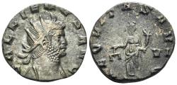 Ancient Coins - Gallienus. 253-268 AD. AE Antoninianus (2.22g, 17mm). Rome mint. Struck 262 AD. RIC 159