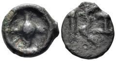 Ancient Coins - Moesia, Istros. Late 5th-4th Centuries BC. AE Cast Unit (1.43g, 13mm). SNG BM Black Sea 221-2
