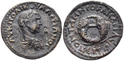 Ancient Coins - Pontos, Neokaisareia. Valerian. 253-260 AD. AE 27mm (9.69g). Dated CY 192 (255/6 AD). RPC X, — (unassigned; ID 63712)