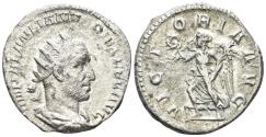 Ancient Coins - Aemilian. 253 AD. AR Antoninianus (4.59g, 21mm). Rome mint. RIC 21