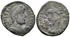 Ancient Coins - Valentinian I. 364-375 AD. AE3 (2.42g, 18mm). Siscia mint. Struck 367-375 AD. LRBC 1339