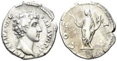 Ancient Coins - Marcus Aurelius, as Caesar. 138–161 AD. AR Denarius (3.40g, 19mm). Rome mint. Struck 145/6 AD. RIC 429(a)