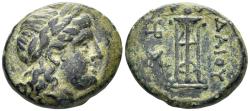 Ancient Coins - Thracian Kingdom. Adaios. Circa 253-243 BC. AE 22mm (8.01g). Kypsela mint. SNG BM Black Sea 324-6