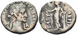 Ancient Coins - Egypt, Alexandria. Galba. 68-69 AD. Billon Tetradrachm (12.17g, 25mm). Dated RY 1 (68 AD). RPC I 5327