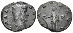 Ancient Coins - Gallienus. 253-268 AD. AE Antoninianus (4.36g, 20.5mm). Siscia mint. Struck 266/7 AD. RIC 581k