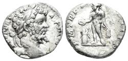 Ancient Coins - Septimius Severus. 193-211 AD. AR Denarius (3.14g, 16mm). Rome mint. Struck 194/5 AD. RIC 105