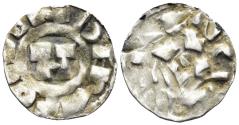 World Coins - Italian States. Republic of Lucca. Henry II, Emperor and King of Italy. 1004-1024. BI Denaro (1.00g, 16mm). Biaggi 1056