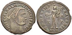Ancient Coins - Maximinus II Daia. 309-313 AD. AE Follis (6.99g, 24mm). Alexandria mint. Struck 311 AD. RIC 135b