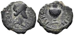 Ancient Coins - Moesia Inferior, Nicopolis ad Istrum. Imperial Times. 2nd-3rd century AD. AE Assarion (1.64g, 14mm). Hristova 8.0.52.1